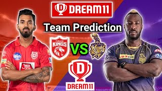 KKR vs PBKS Dream11 | kkr vs pbks dream11 prediction | kkr vs kxip dream11 prediction|