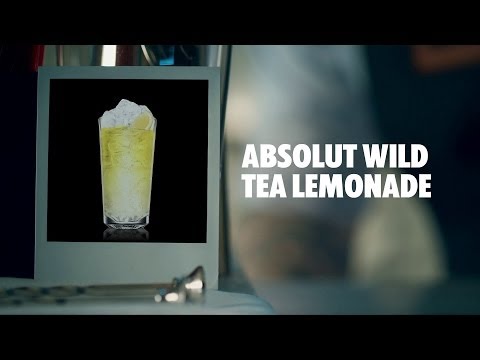ABSOLUT WILD TEA LEMONADE DRINK RECIPE - HOW TO MIX