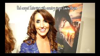 Red carpet Interview with country singer Laura Bryna
