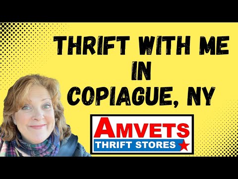 Thrift With Me in Copiague, NY at the AMVETS Thrift Store!
