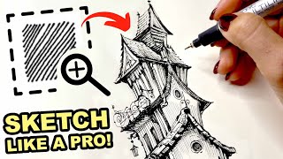 3 TIPS to Improve Crosshatching Sketches!