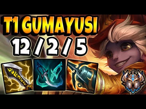 T1 Gumayusi TRISTANA vs KAISA [ ADC ] Patch 11.4 Korea Challenger ✅