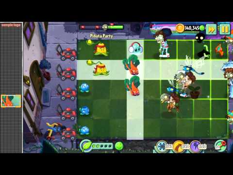 Plants Vs Zombies 2 New Plant Electric BlueBerry Pinata Party 09/17/2015