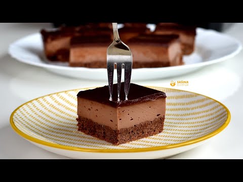 Chocolate mileram cubes - Three rows of chocolate