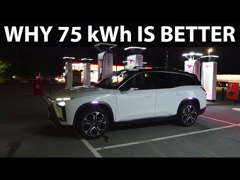 NIO ES8 75 kWh Range test