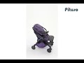 миниатюра 0 Видео о товаре Коляска прогулочная Pituso Smart, Turquoise / Бирюзовый лен