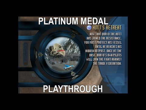 Hutt's Retreat - Platinum Medal Playthrough - Battle for Naboo
