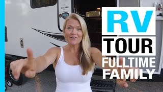 Hilarious RV Tour of our Fulltime Life in a Travel Trailer (Keep Your Daydream)