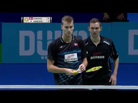 HD 2016 Dubai Superseries Finals SF MD CONRAD PETERSEN KOLDING vs KAMURA SONODA