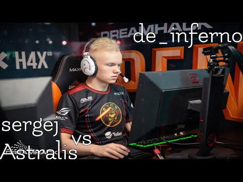 sergej vs Astralis POV Demo | sergej против Astralis от первого лица de_inferno