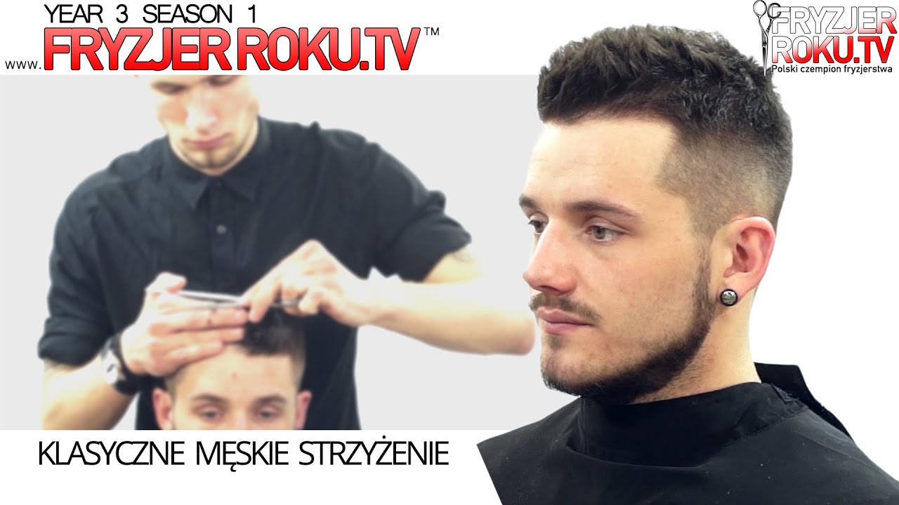 Klasyczne męskie strzyżenie FryzjerRoku.tv