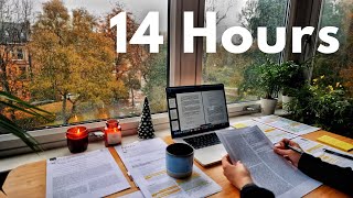 LIVE | 12 HOUR STUDY WITH ME | Pomodoro 50/10, Rain Sounds, Deep Work Focus, Cozy UK Ambience