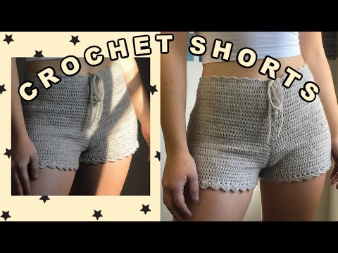 Crochet Shorts | High-Waisted Shorts | Tutorial Easy...