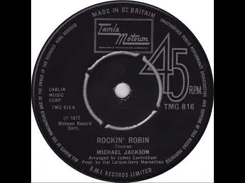 UK New Entry 1972 (103) Michael Jackson - Rockin' Robin