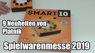 Spielwarenmesse 2019: 9 Neuheiten von Piatnik (Kensington, Smart 10, Blue Banana, Activity, ...)