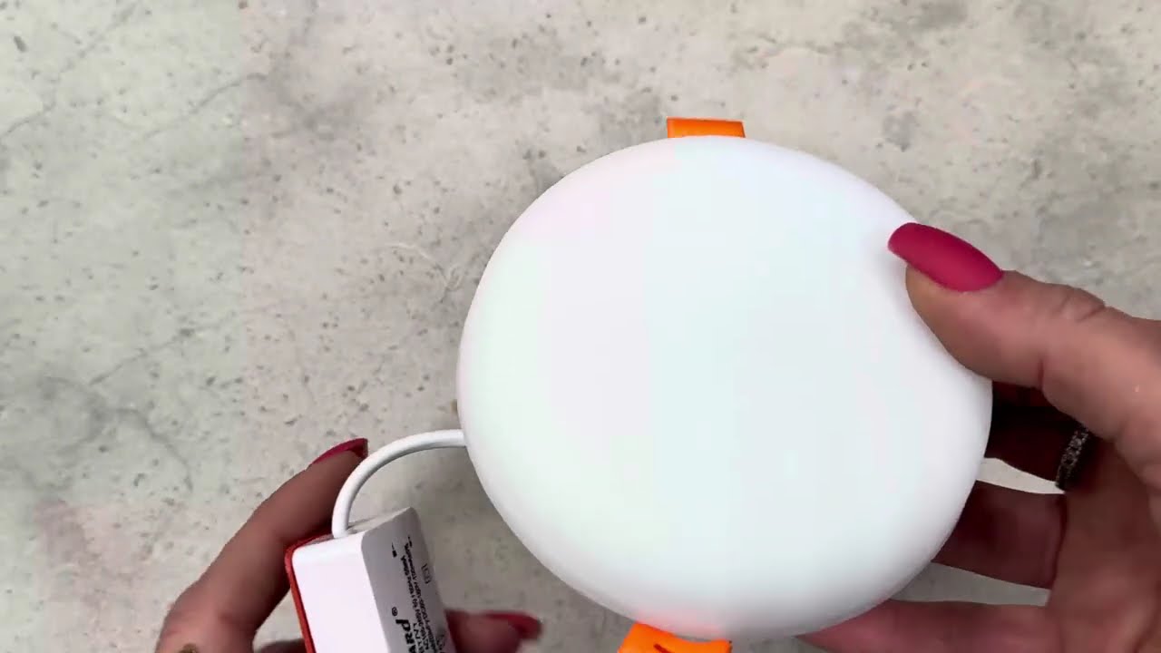 Врезная светодиодная круглая панель LEZARD 9Вт 4200K 855Lm без рамки 100-CCEL-4209