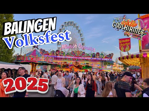 Balinger Volksfest 2025 - Partystimmung bei großer Hitze