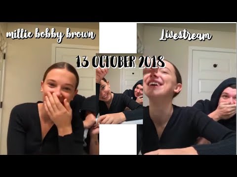 Millie Bobby Brown Livestream Instagram  13 October 2018