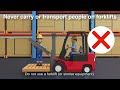 Fall From Forklift