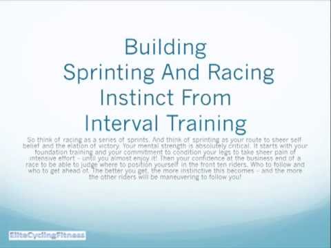 Elite Cycling Interval Training For Road Race Sprinting