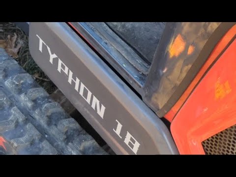 Typhon Flex 18 mini excavator walk around