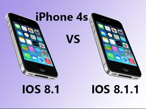 IOS 8.1 vs IOS 8.1.1 - iPhone 4s