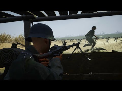 Post Scriptum: Day of Days - MG34 Defending Utah Beach [GER Comms/ENG Subs]