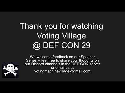 Voting Village @ DEF CON - Final Thank You