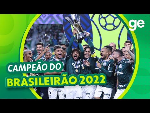 É CAMPEÃO! PALMEIRAS RECEBE TROFÉU DO BRASILEIRÃO 2022 🏆 | BRASILEIRÃO 2022 | ge.globo