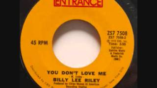 BILLY LEE RILEY ~ YOU DON'T LOVE ME