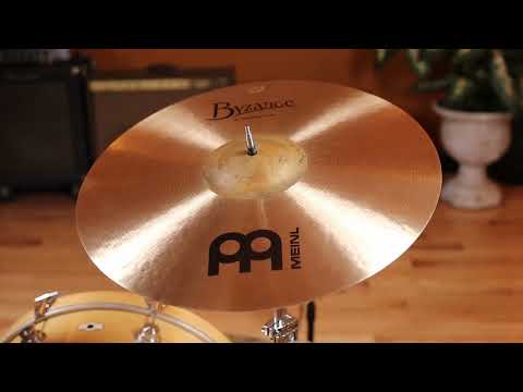 19" Meinl Byzance Traditional Polyphonic Crash Cymbal 1632g *Video Demo* image 8
