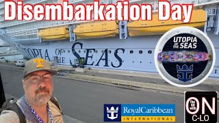 DISEMBARKATION DAY UTOPIA OF THE SEAS.4 Day BAHAMAS Cruise. Royal Caribbean.Travel home to Nashville
