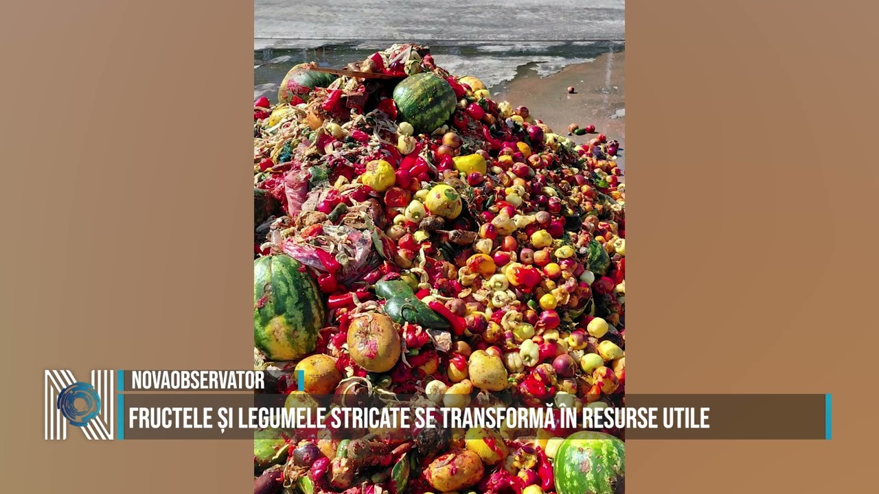 Fructele și legumele stricate se transformă în resurse utile