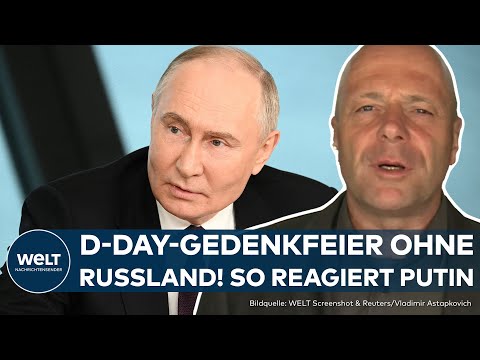 Video Thumbnail: NORMANDIE: Gedenkfeier ohne Russland! So "verschnupft" reagiert Wladimir Putin!