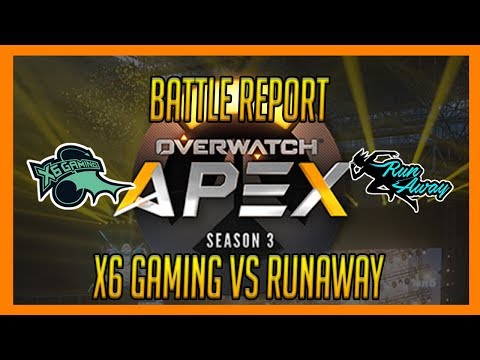 Overwatch Battle Report: X6 Gaming vs RunAway from APEX S3 Group Stage
