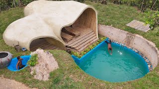 209Day 2 Men Build Most Tunnel House With Modern Swimming Pools