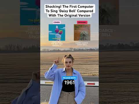 Shocking! The First Computer To Sing ‘Daisy Bell’ Compared With The Original Version #shorts