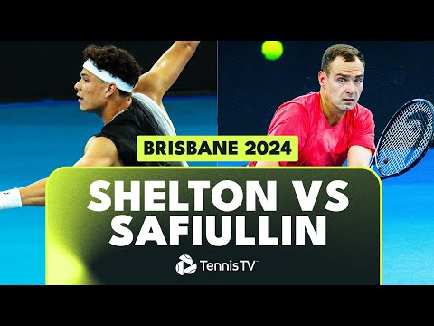 Ben Shelton vs Roman Safiullin Highlights | Brisbane 2024