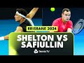 Ben Shelton vs Roman Safiullin Highlights | Brisbane 2024