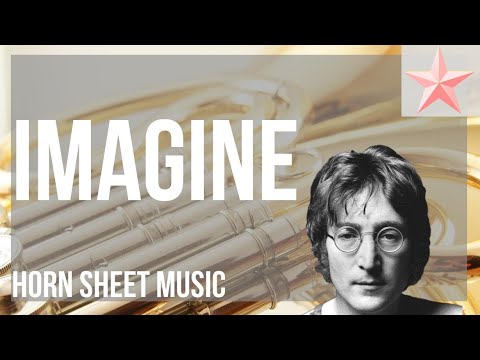 SUPER EASY Horn Sheet Music: How to play Imagine by John Lennon