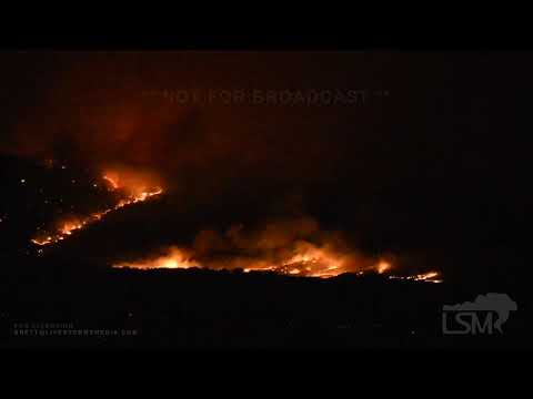 10-17-20 Colorado Cal-Wood Fire Consuming Trees (Timelapse)