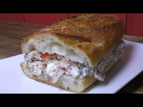 How To Make Mediterranean Tuna Salad Sandwich - Recipe