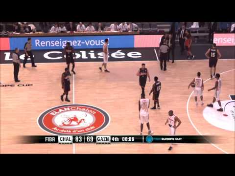 Elan Chalon - Gaziantep - Le coach arrête une contre-attaque chalonnaise !