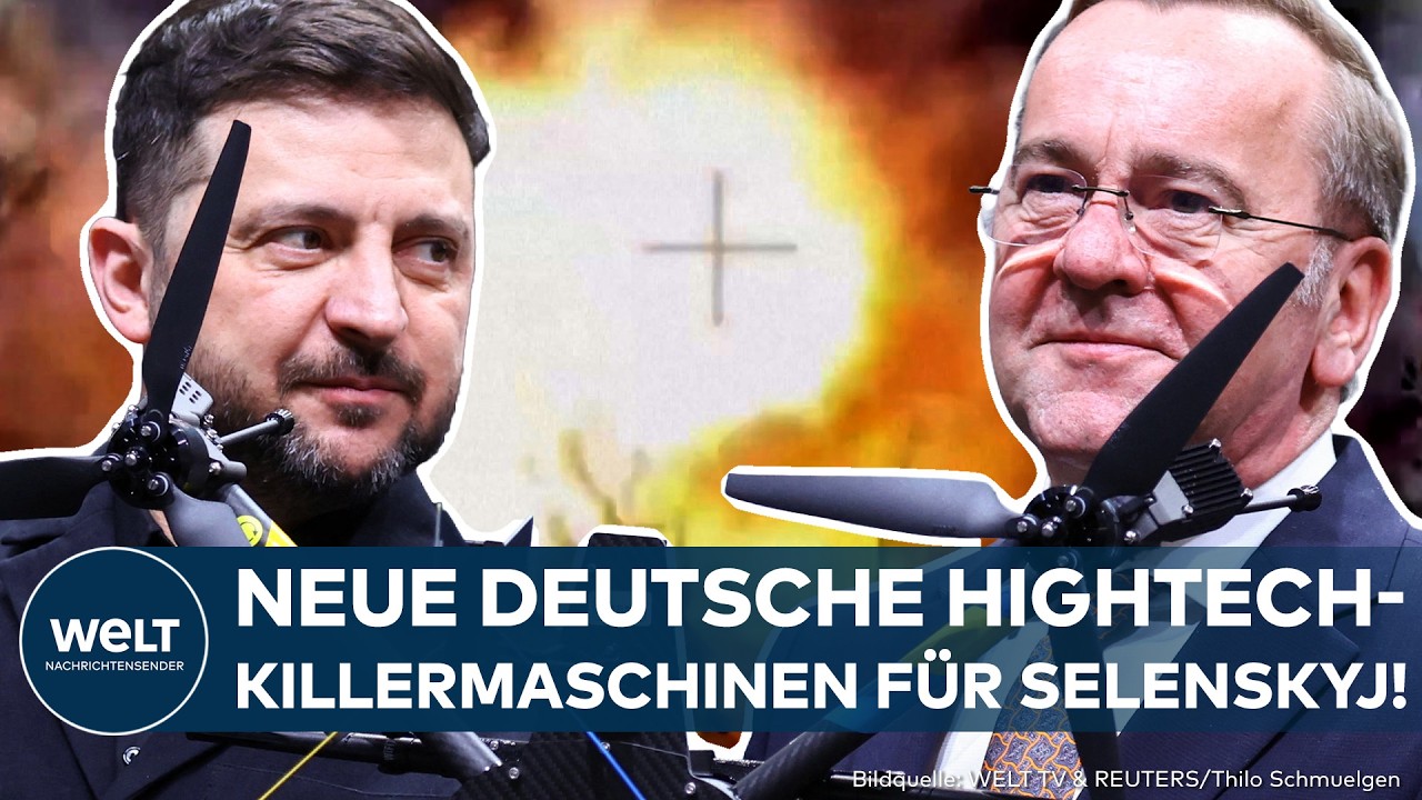 PUTINS KRIEG: Deutsche Hightech-Killermaschinen! Selenskyj bestaunt Waffenproduktion in Gauting