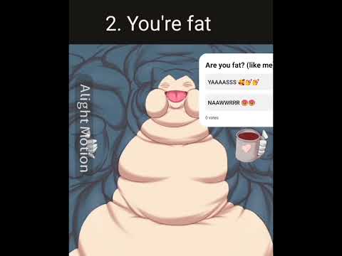 5 reasons why you are Snorlax | #fat #snorlax #edit #pokemon #snorlax