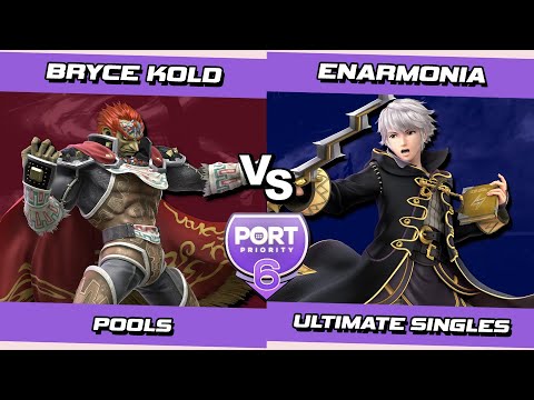 Port 6 Pools - Bryce Kold (Ganon) Vs. Enarmonia (Robin) SSBU Ultimate Tournament