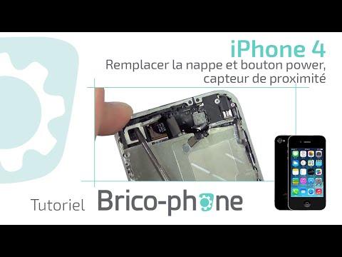 comment demonter bouton power iphone 4