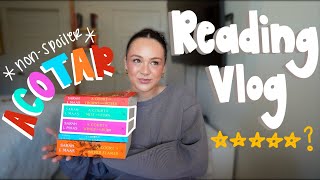 reading booktoks most popular fantasy series🧚‍♀️| acotar reading vlog (pt.1) *non-spoiler*