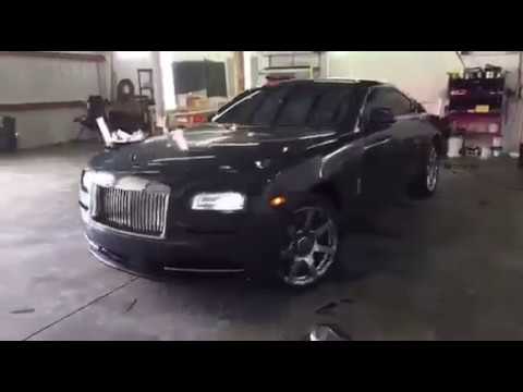 Custom Tinting Rolls Royce Wraith by Advanced Film Solutions