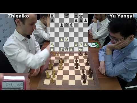 GM Zhigalko - GM Yu Yangyi